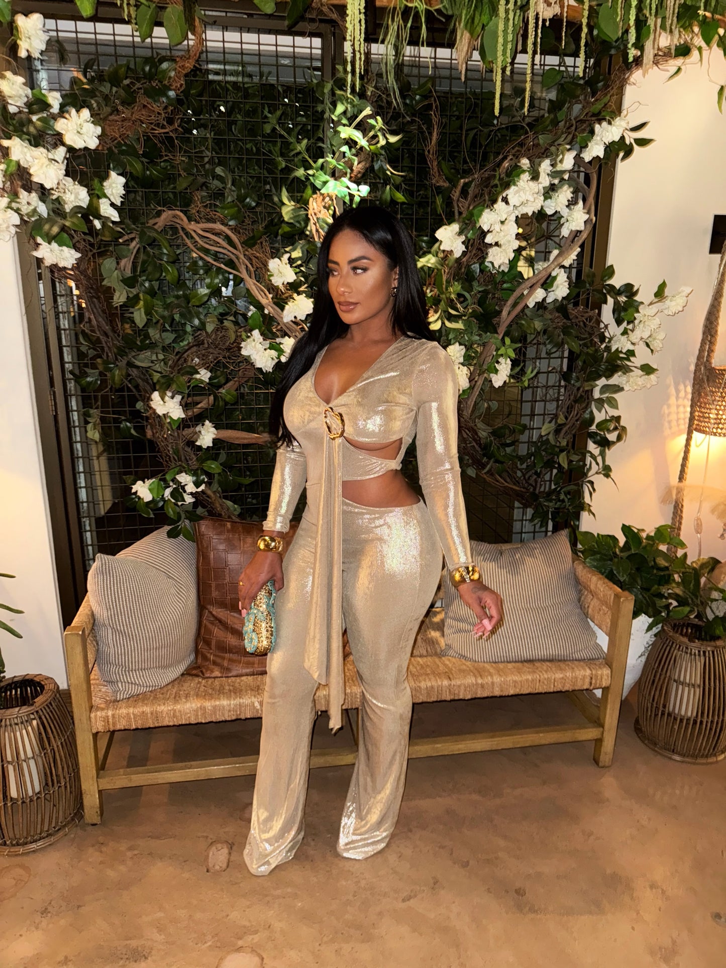 Golden Goddess Jumpsuit
