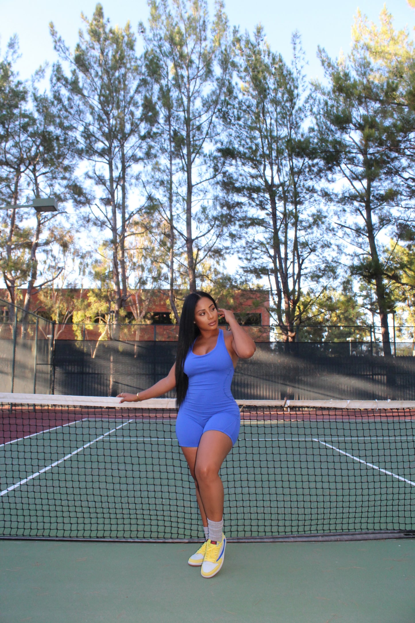 Knockout Royal Jumpsuit